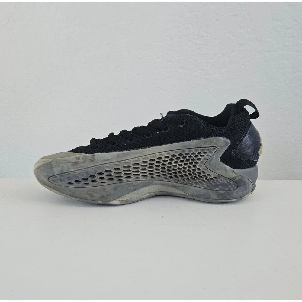 Adidas AE 1 Low Ascent Pack Basketball Shoes Youth 5 Black Grey Anthony Edwards